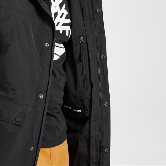 TIMBERLAND MEN'S WATERPROOF WEATHERBREAKER JACKET - Picture 5 of 7